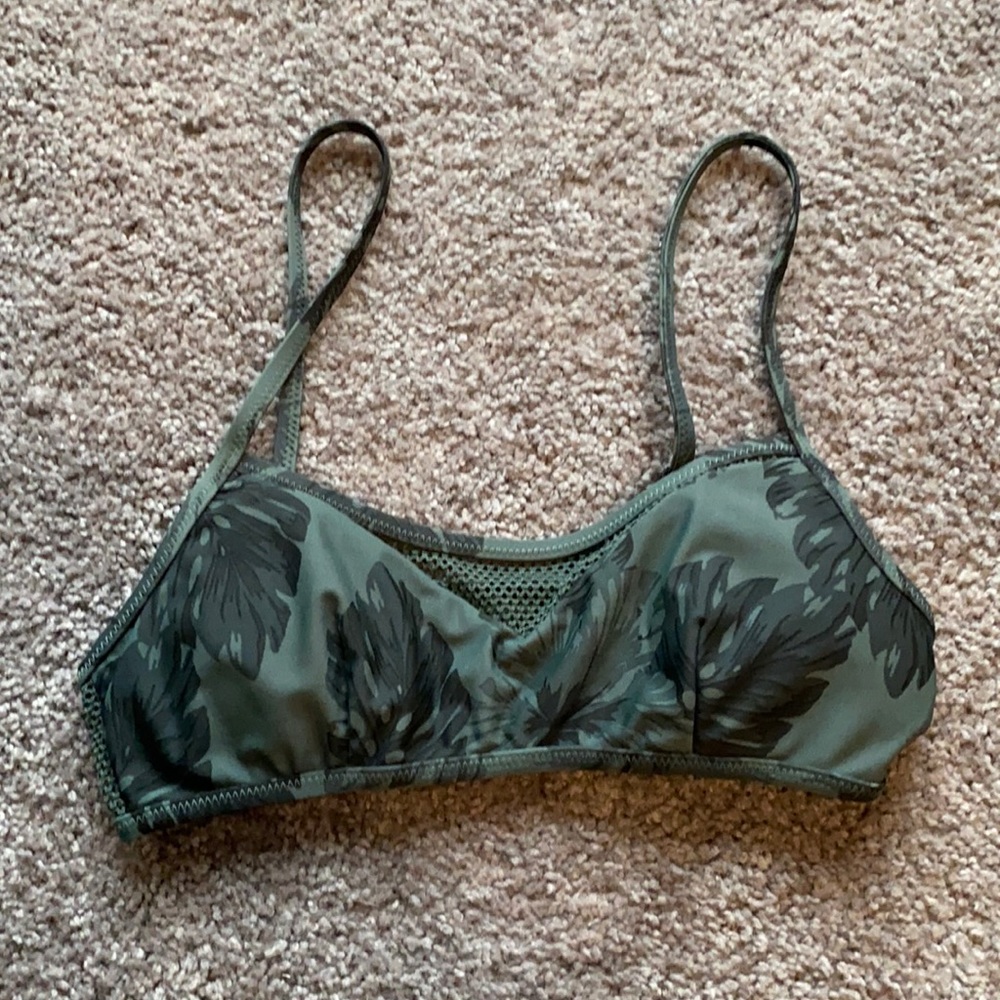 Aerie mesh scoop bikini top